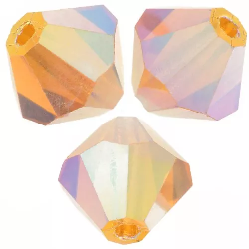 Biconi Preciosa 6 mm - MC Bead Rondell - Topaz AB 2X x12
