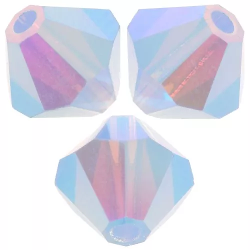 Biconi Preciosa 6 mm - MC Bead Rondell - Light Sapphire Opal AB 2X x12