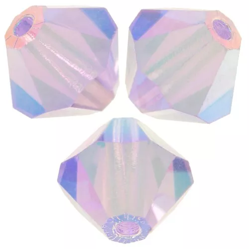 Biconi Preciosa 6 mm - MC Bead Rondell - Violet AB 2X x12