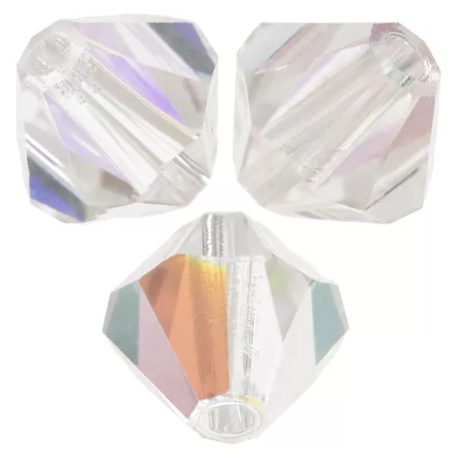 Biconi Preciosa 6 mm - MC Bead Rondell - Crystal Glitter x12