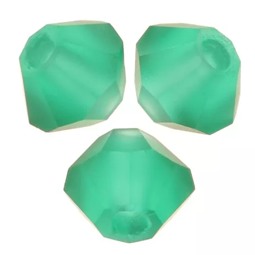 Biconi Preciosa 3 mm - MC Bead Rondell - Emerald Matt x30