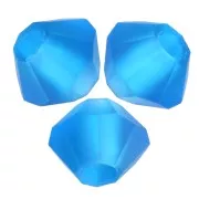 Biconi Preciosa 3 mm - MC Bead Rondell - Capri Blue Matt x30