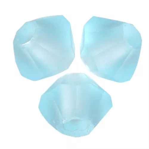 Biconi Preciosa 3 mm - MC Bead Rondell - Aqua Bohemica Matt x30