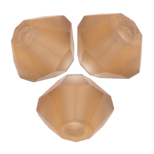 Biconi Preciosa 3 mm - MC Bead Rondell - Smoked Topaz Matt x30