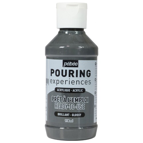 Vernice acrilica per Pouring - Grigio x118ml