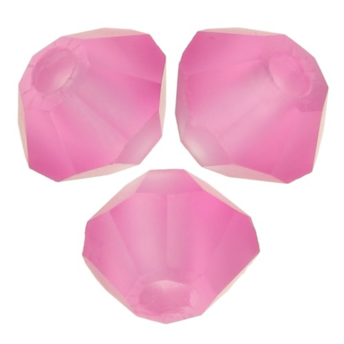 Biconi Preciosa 3 mm - MC Bead Rondell - Rose Matt x30