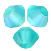 Biconi Preciosa 3 mm - MC Bead Rondell - Blue Zircon AB Matt x30