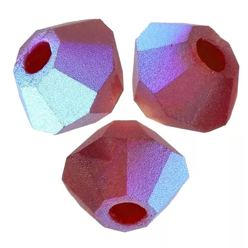 Biconi Preciosa 3 mm - MC Bead Rondell - Siam AB Matt x30