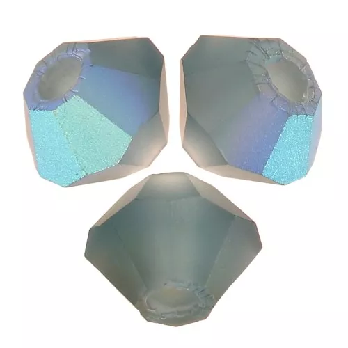 Biconi Preciosa 3 mm - MC Bead Rondell - Montana AB Matt x30