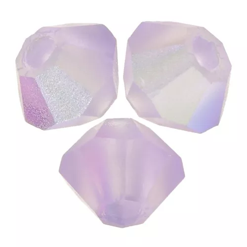 Biconi Preciosa 3 mm - MC Bead Rondell - Violet AB Matt x30