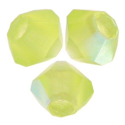Biconi Preciosa 3 mm - MC Bead Rondell - Limecicle AB Matt x30