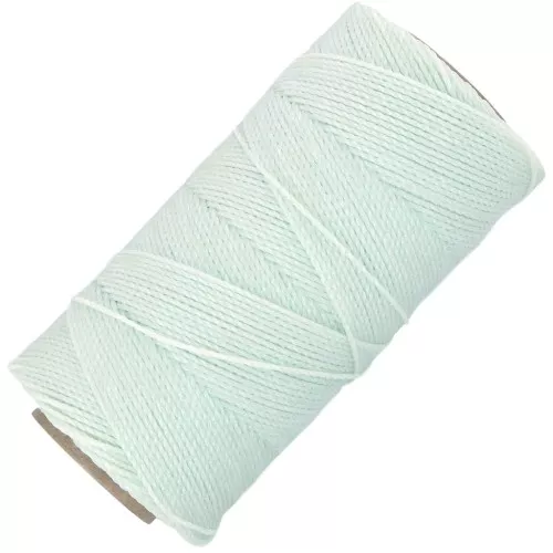 Bobina di filo cerato Linhasita - micro macramè 1,2 mm Mint iridescent (Fresh Mint