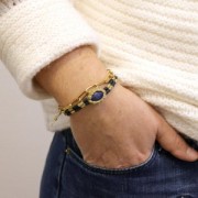 Bobina di filo cerato Linhasita - micro macramè 1,2 mm Mint iridescent (Fresh Mint