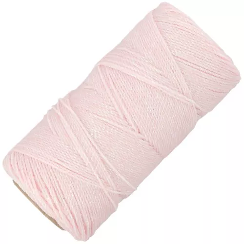 Bobina di filo cerato Linhasita - micro macramè 1,2 mm Rose iridescent (Flamingo)