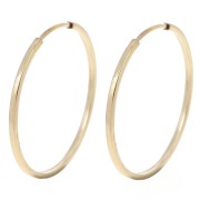 Orecchini 21 mm - Filo quadrato da 1 mm - Gold filled x2|raw }}