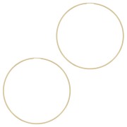Orecchini a perno da 65 mm -Gold filled x2
