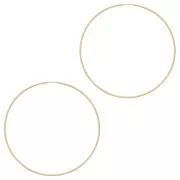 Orecchini a perno da 65 mm -Gold filled x2