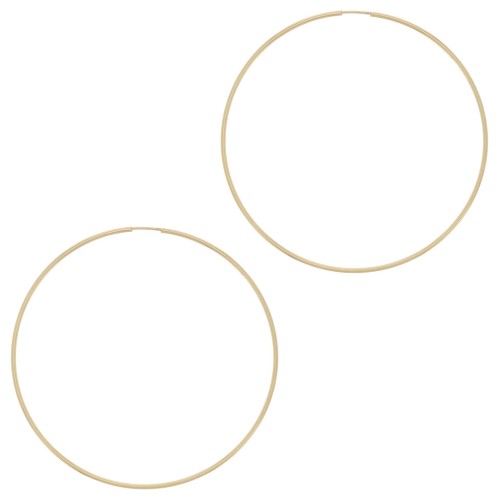 Orecchini a perno da 65 mm -Gold filled x2