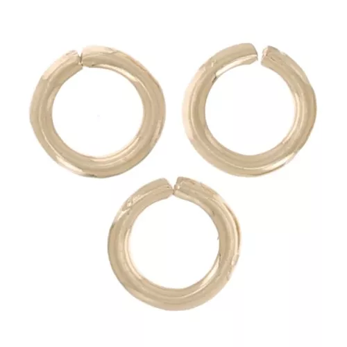 Anelli aperti 2x0.4 mm - Gold filled x25