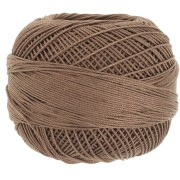 Filo di cotone Lizbeth dimensione 10 - Fudge Medium n°698 x111m