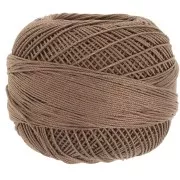 Filo di cotone Lizbeth dimensione 10 - Fudge Medium n°698 x111m