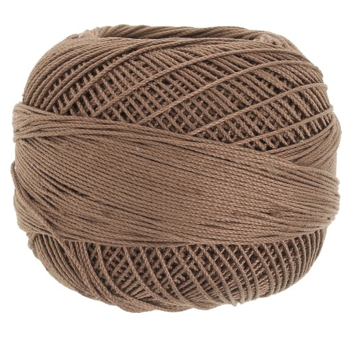 Filo di cotone Lizbeth dimensione 10 - Fudge Medium n°698 x111m