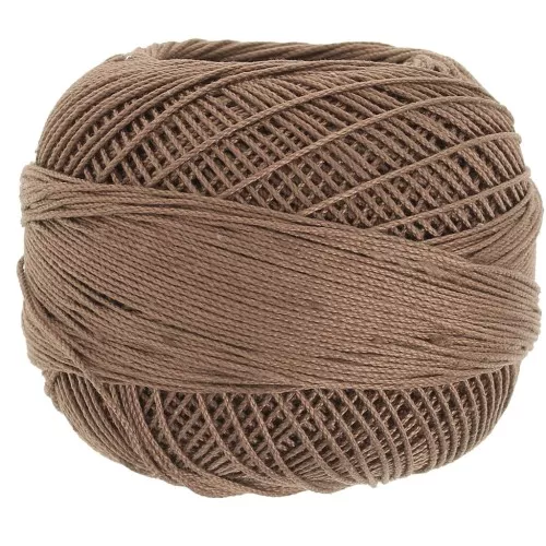 Filo di cotone Lizbeth dimensione 10 - Fudge Medium n°698 x111m