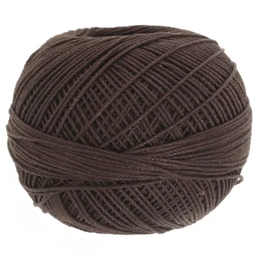 Filo di cotone Lizbeth dimensione 10 - Fudge Dark n°697 x111m