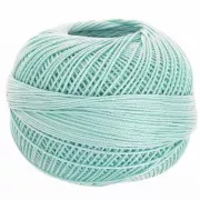 Filo di cotone Lizbeth dimensione 10 - Light Seagreen n°686 x111m