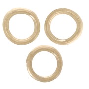 Anelli chiusi 3x0.5 mm - Gold Filled x10