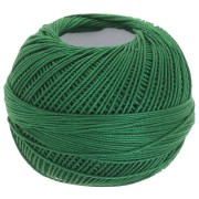 Filo di cotone Lizbeth dimensione 10 - Christmas Green n°638 x111m