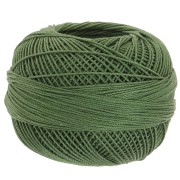 Filo di cotone Lizbeth dimensione 10 - Dark Leaf Green n°676 x111m|raw }}