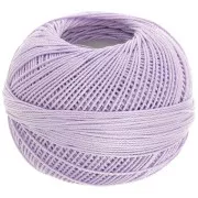 Filo di cotone Lizbeth dimensione 10 - Light Purple Iris n°646 x111m