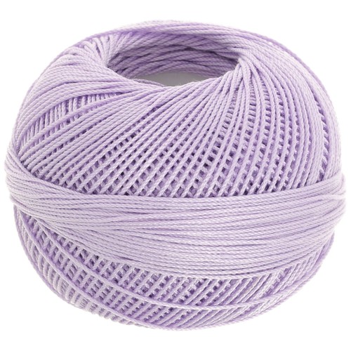 Filo di cotone Lizbeth dimensione 10 - Light Purple Iris n°646 x111m