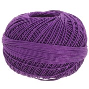 Filo di cotone Lizbeth dimensione 10 - Dark Grape n°645 x111m