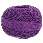 Filo di cotone Lizbeth dimensione 10 - Dark Grape n°645 x111m