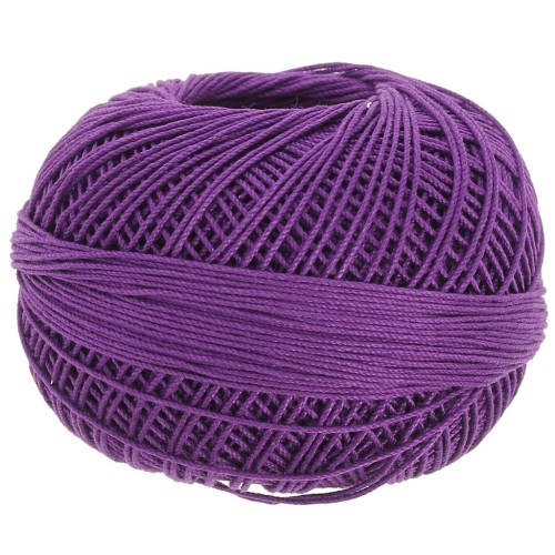Filo di cotone Lizbeth dimensione 10 - Dark Grape n°645 x111m
