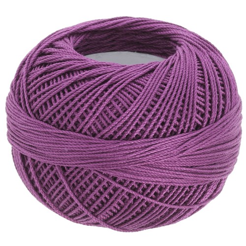 Filo di cotone Lizbeth dimensione 10 - Dark Country Grape n°682 x111m