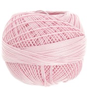 Filo di cotone Lizbeth dimensione 10 - Baby Pink n°619 x111m