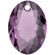 Pendente PureCrystal 6438 Elliptic Cut Pendant 16 mm - Amethyst x1