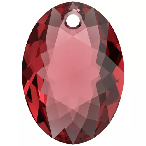 Pendente PureCrystal 6438 Elliptic Cut Pendant 16 mm - Scarlet x1