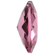 Pendente PureCrystal 6438 Elliptic Cut Pendant 16 mm - Rose x1