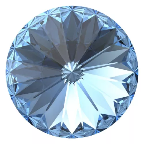 Cabochon PureCrystal 1122 Rivoli 12mm - Reinvented Cool Blue x1
