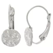 Monachelle 17 mm - Modello irregolare Sand dollar - Acciaio inossidabile 304L x2