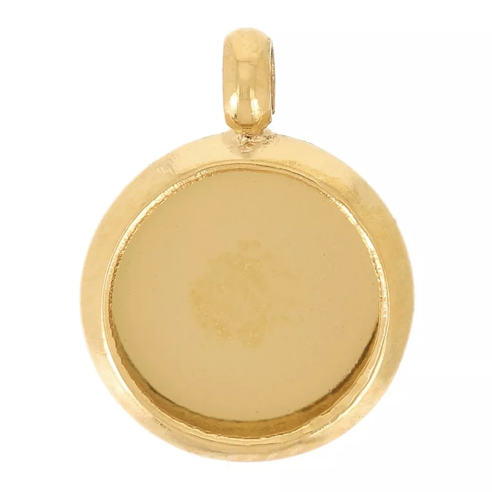 20 Cabochon Tondi 25mm In Acciaio Placcato Oro 24K - Montature Per Creazione Gioielli Fai Da Te - Foto 10
