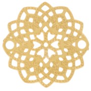 Distanziatore traforato da 13 mm - Acciaio inossidabile 316L dorato x1