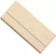 Chiusura magnetica da 54 mm per lacci da 2 mm - Dorato effetto diamante x1