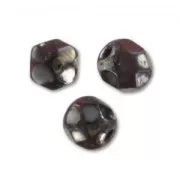 Faccette 4 mm rosso opaco Picasso x50