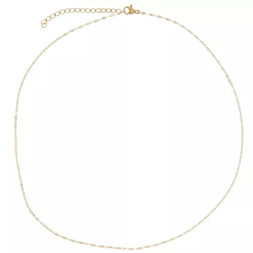 Girocollo da 1,4 mm - Acciaio inossidabile 304L dorato x46cm