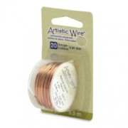 Filo di rame Artistic Wire 0,81 mm - Naturale, anti-ossidazione, 5,5 m